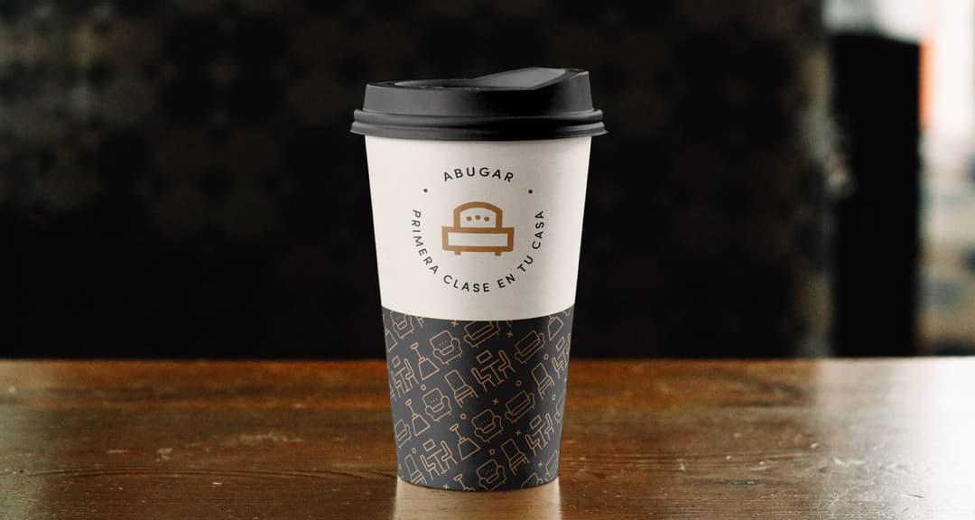 Mockup de marca Abugar