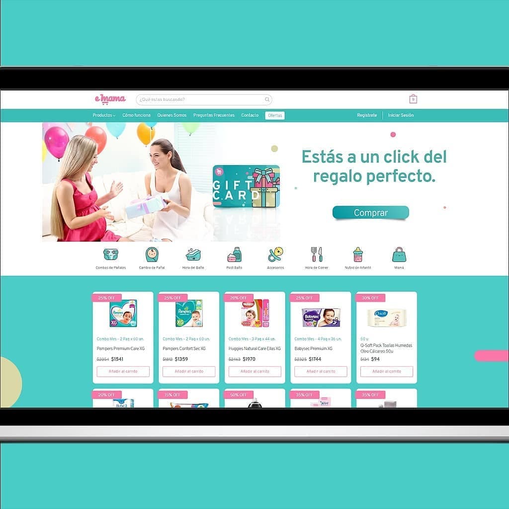 Publicación de Emama en redes sociales